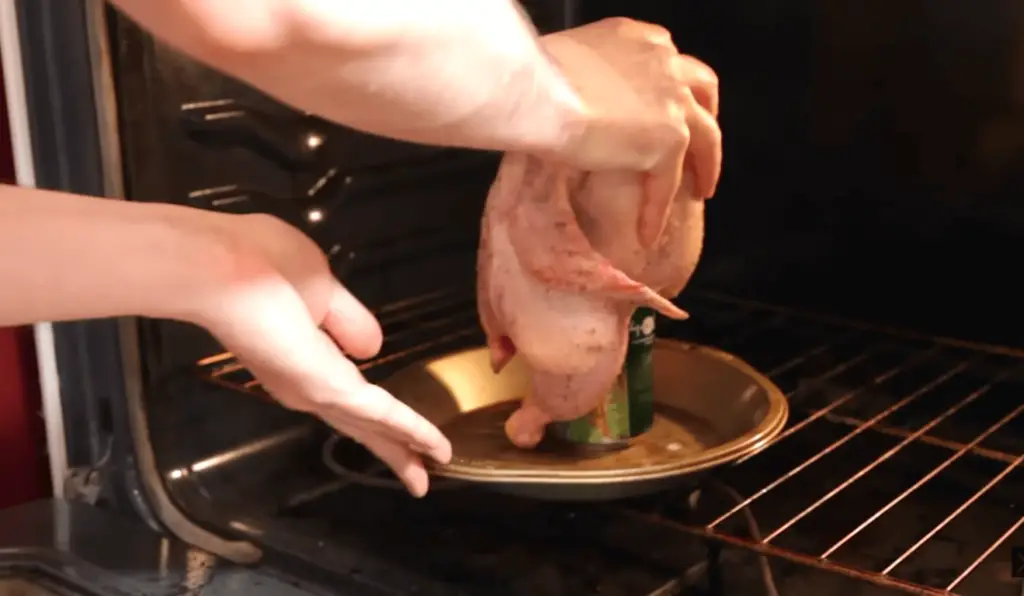 Baked Beer Can Chicken 