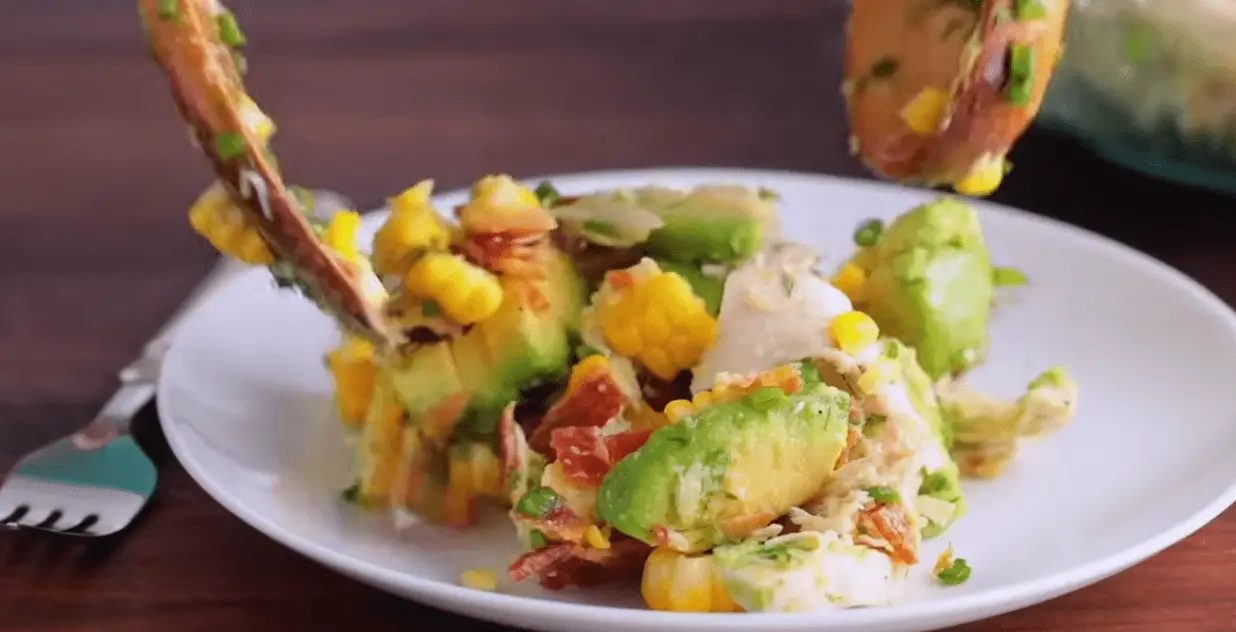 Corn Avocado Chicken Salad