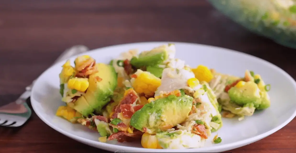 Corn Avocado Chicken Salad